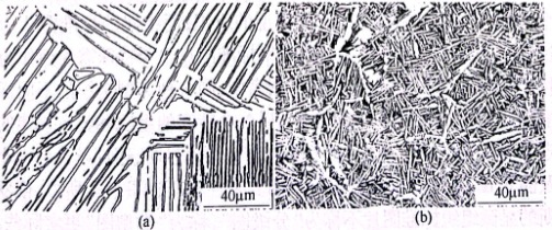鈦合金典型的四類顯微組織
