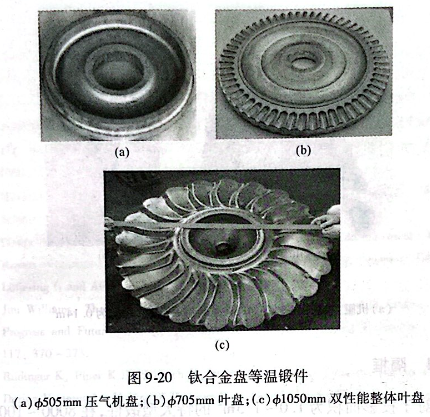 鈦合金盤等溫鍛件