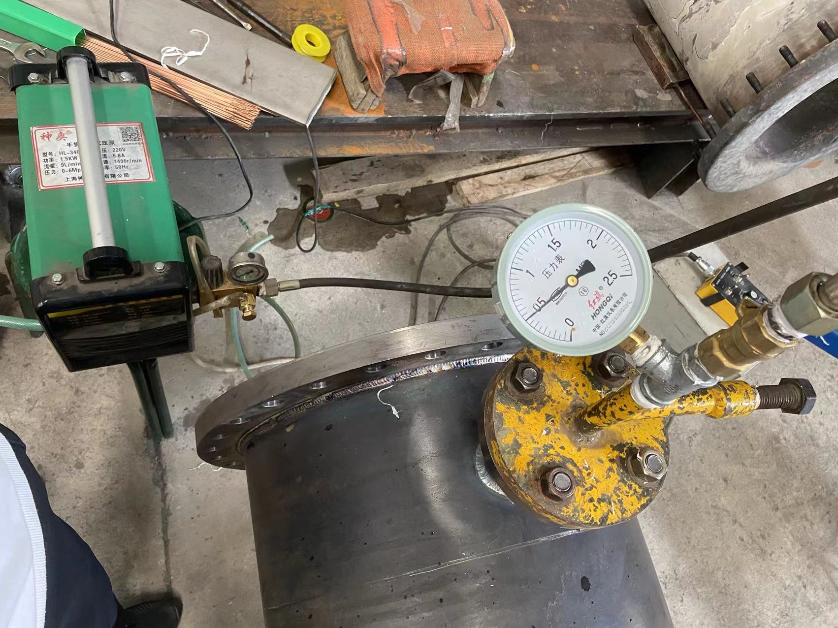 換熱器水壓檢測(cè)